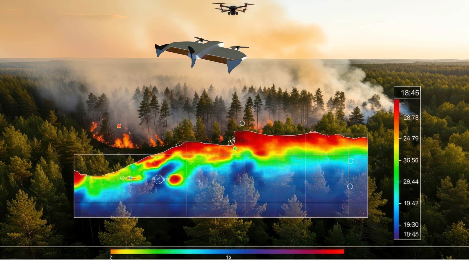 Aerial forest response mission
